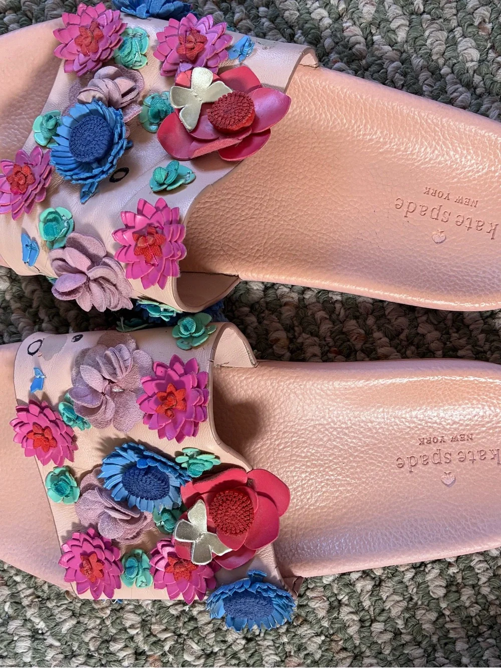 😎 Kate Spade flower slides